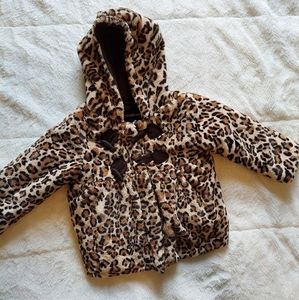 Leopard Print 24m baby Coat